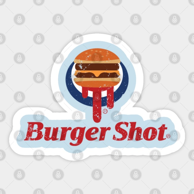 Burger Shot Sticker by sketchfiles